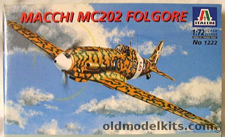 Italeri 1/72 TWO Macchi Mc-202 Folgore - 365 Sq 21 Gr.  Autonomo Russia 1943 or 85 Sq 3 Stormo Libya 1942, 1222 plastic model kit